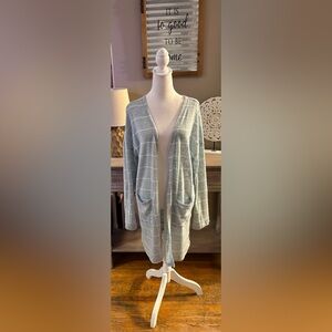 Tribal Jeans Open Front Long Line Cardigan